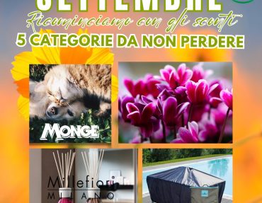 In Settembre ricominciamo con gli Sconti! Un mese ricco di Convenienza!